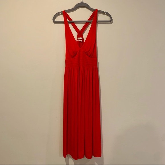 Red Flowy Marilyn Dress - Picture 1 of 6